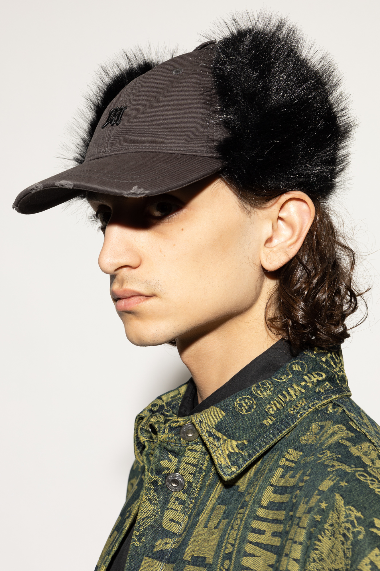 Grey Cap with visor MISBHV - Vitkac AS